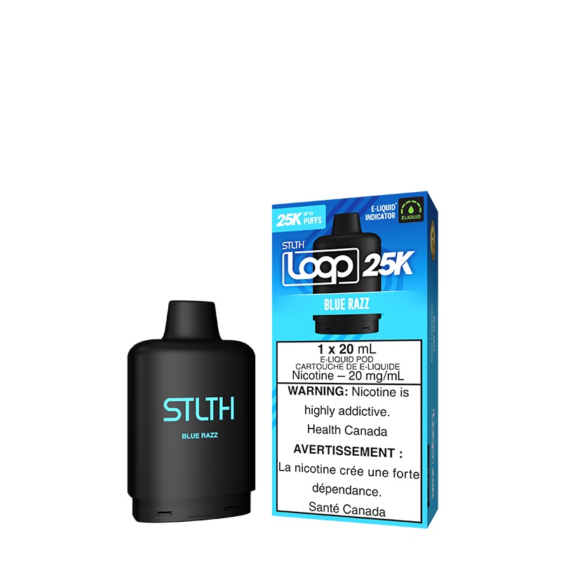 Blue Razz STLTH Loop 25K Pod (Carton of 5 Units)