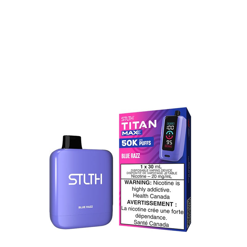 Blue Razz STLTH TITAN MAX Disposable (Carton of 4 Units)