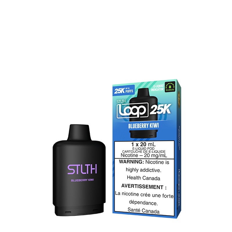 Blueberry Kiwi STLTH Loop 25K Pod (Carton of 5 Units)