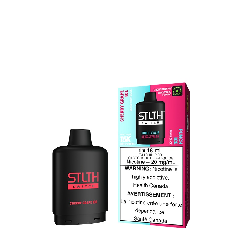 Cherry Grape Ice / Punch Ice STLTH Switch Pod (Carton of 5 Units)