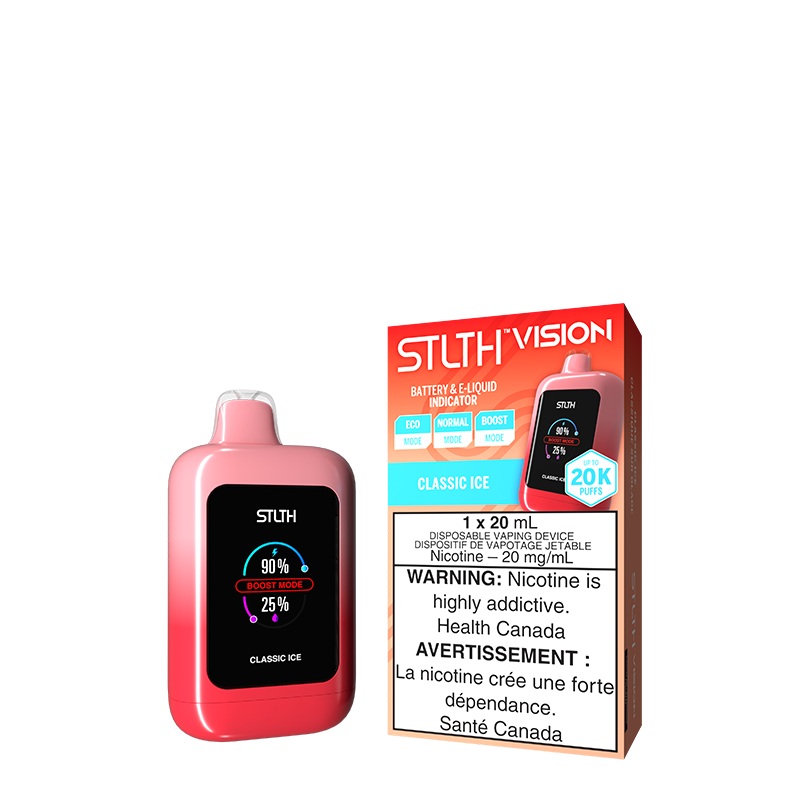Classic Ice STLTH Vision Disposable (Carton of 4 Units)