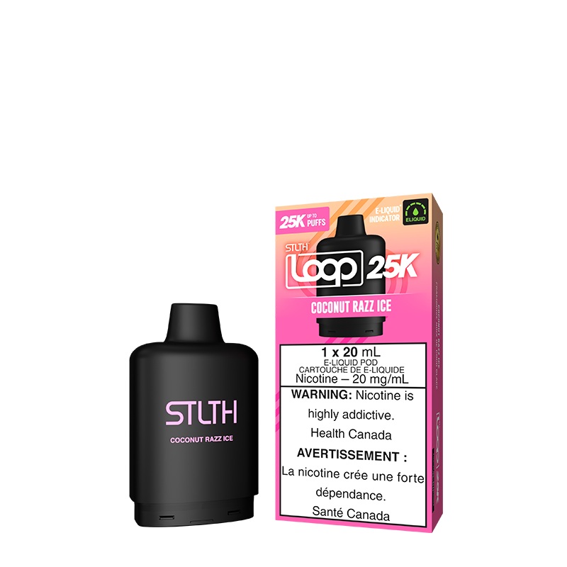Coconut Razz Ice STLTH Loop 25K Pod (Carton of 5 Units)