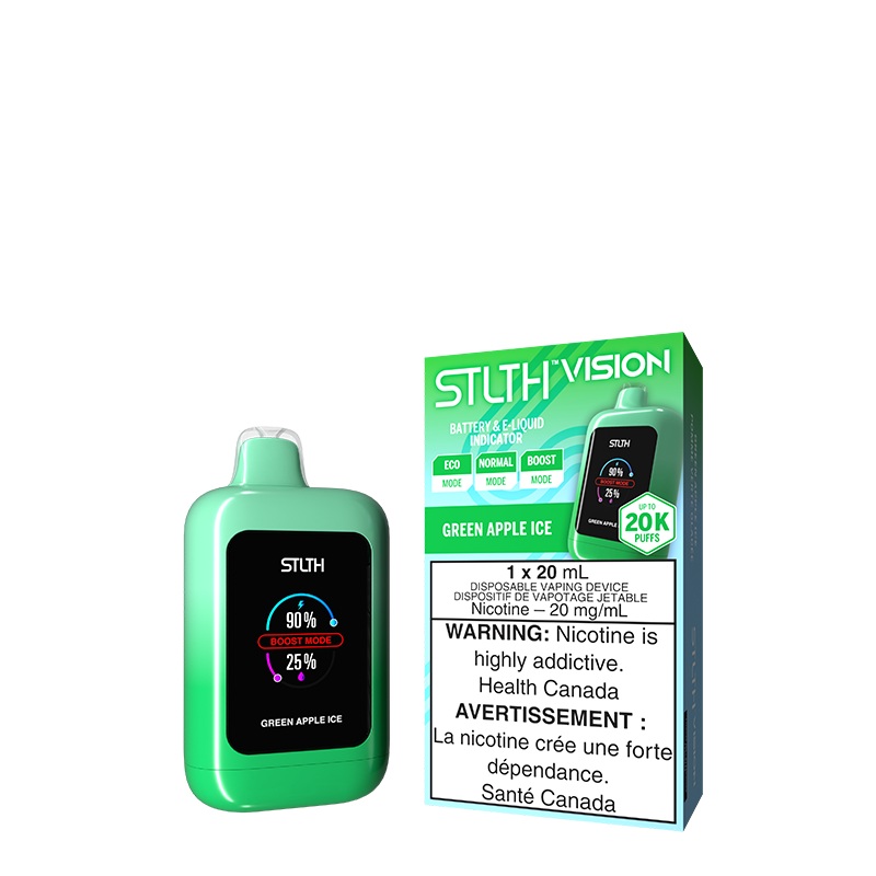 Green Apple Ice STLTH Vision Disposable (Carton of 4 Units)