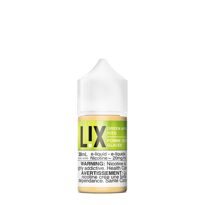 Green Apple Iced Salts 30ml by L!X