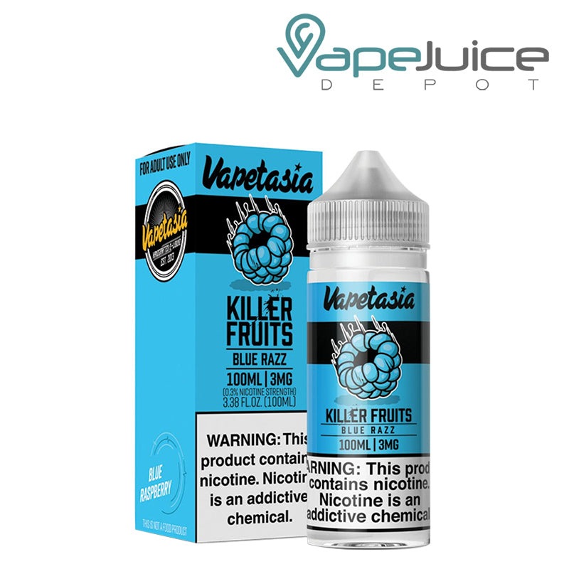 Killer Fruits Blue Razz Vapetasia Synthetic eLiquid 100ml