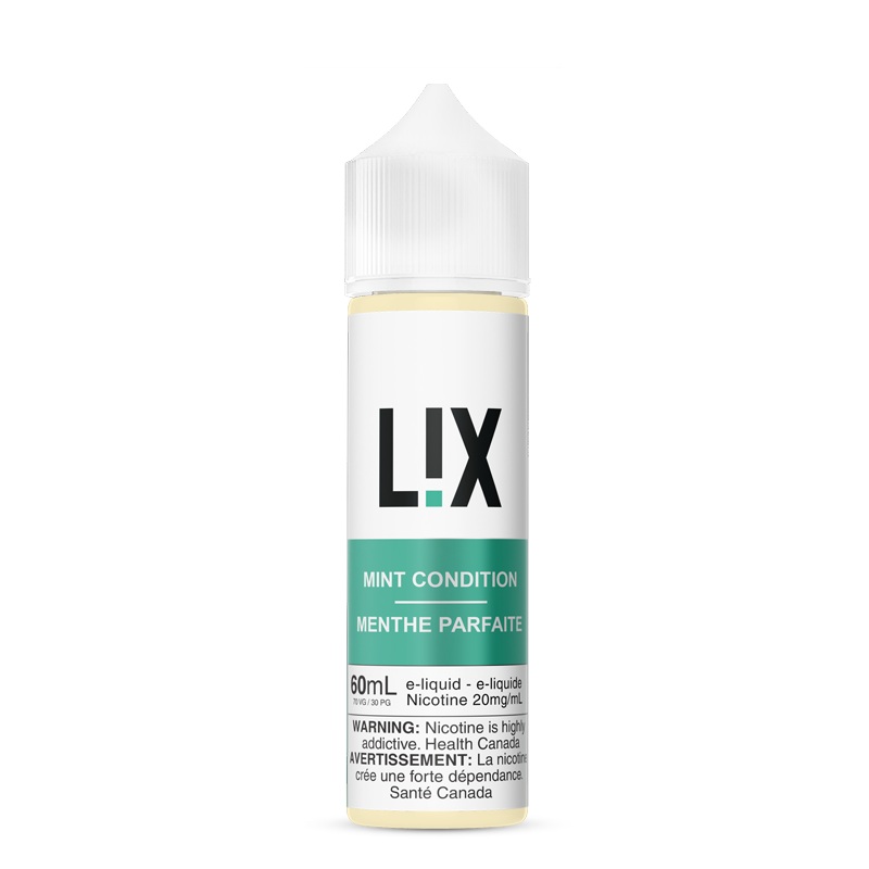 Mint Condition 60ml by L!X|0mg Federal Stamp|3mg Federal Stamp|6mg Federal Stamp|12mg Federal Stamp|0mg Ontario|3mg Ontario|6mg Ontario|12mg Ontario|0mg Manitoba|3mg Manitoba|6mg Manitoba|12mg Manitoba|12mg Alberta|6mg Alberta|3mg Alberta|0mg Alberta