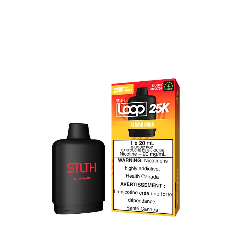 Straw Nana STLTH Loop 25K Pod (Carton of 5 Units)
