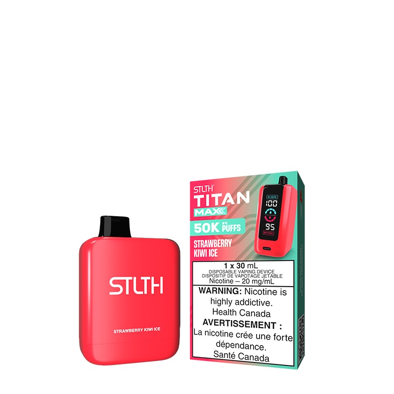 Strawberry Kiwi Ice STLTH TITAN MAX Disposable (Carton of 4 Units)