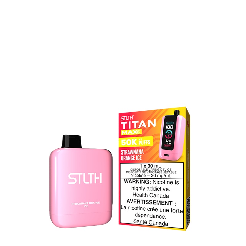 Strawnana Orange Ice STLTH TITAN MAX Disposable (Carton of 4 Units)