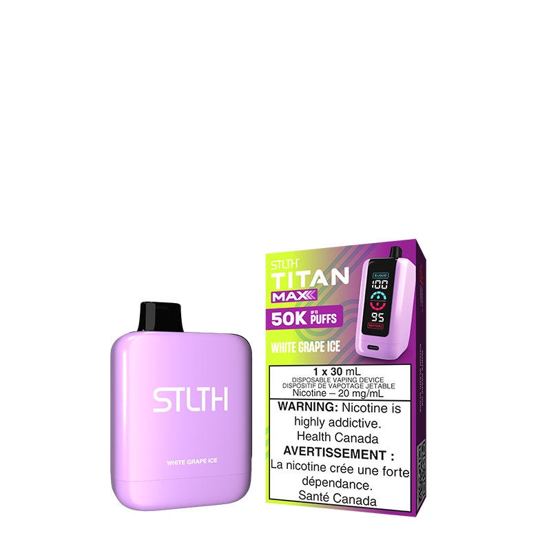White Grape Ice STLTH TITAN MAX Disposable (Carton of 4 Units)