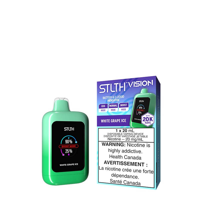 White Grape Ice STLTH Vision Disposable (Carton of 4 Units)