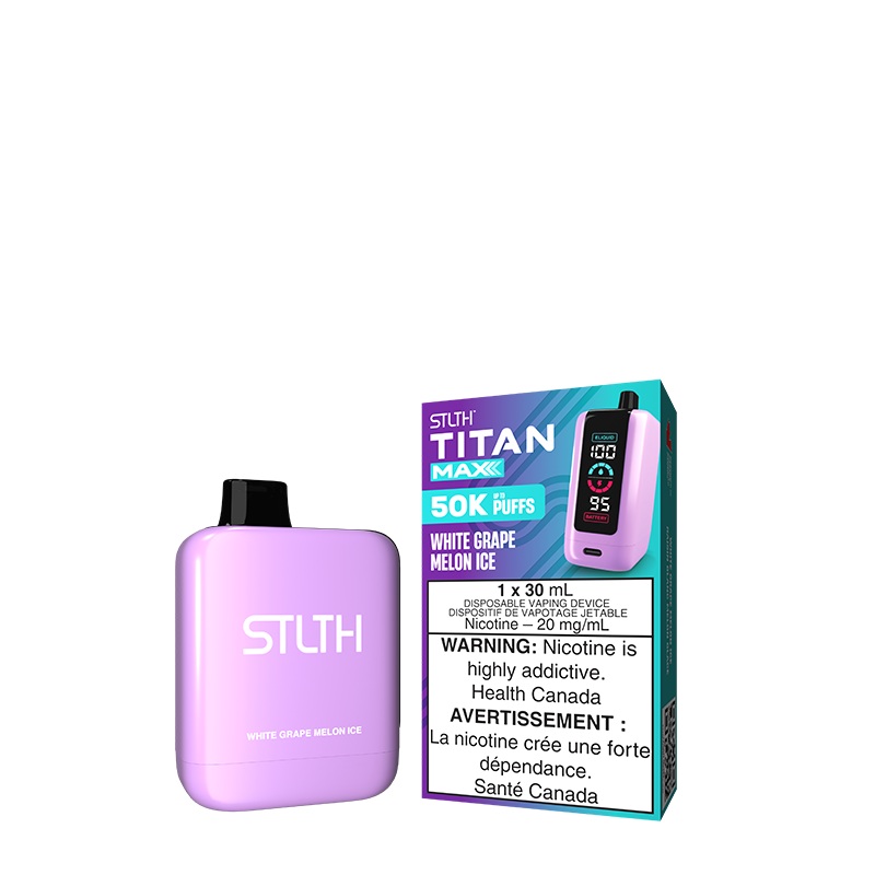 White Grape Melon Ice STLTH TITAN MAX Disposable (Carton of 4 Units)