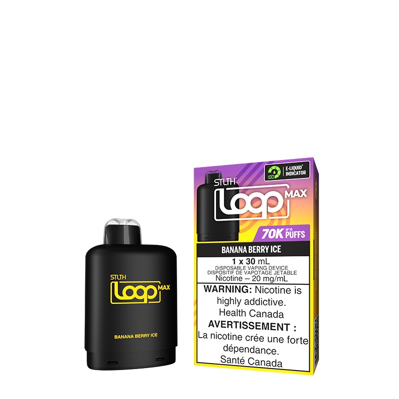 Banana Berry Ice STLTH Loop MAX Pod (Carton of 4 Units)