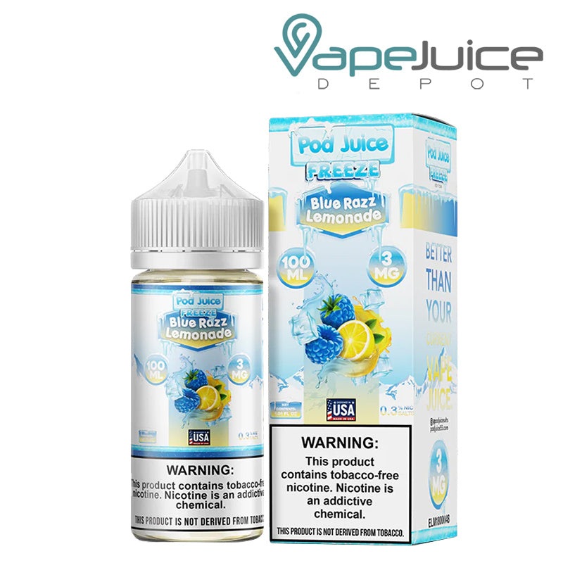 Blue Razz Lemonade Freeze Pod Juice TFN 100ml