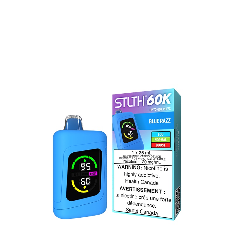 Blue Razz STLTH 60K Disposable (Carton of 4 Units)
