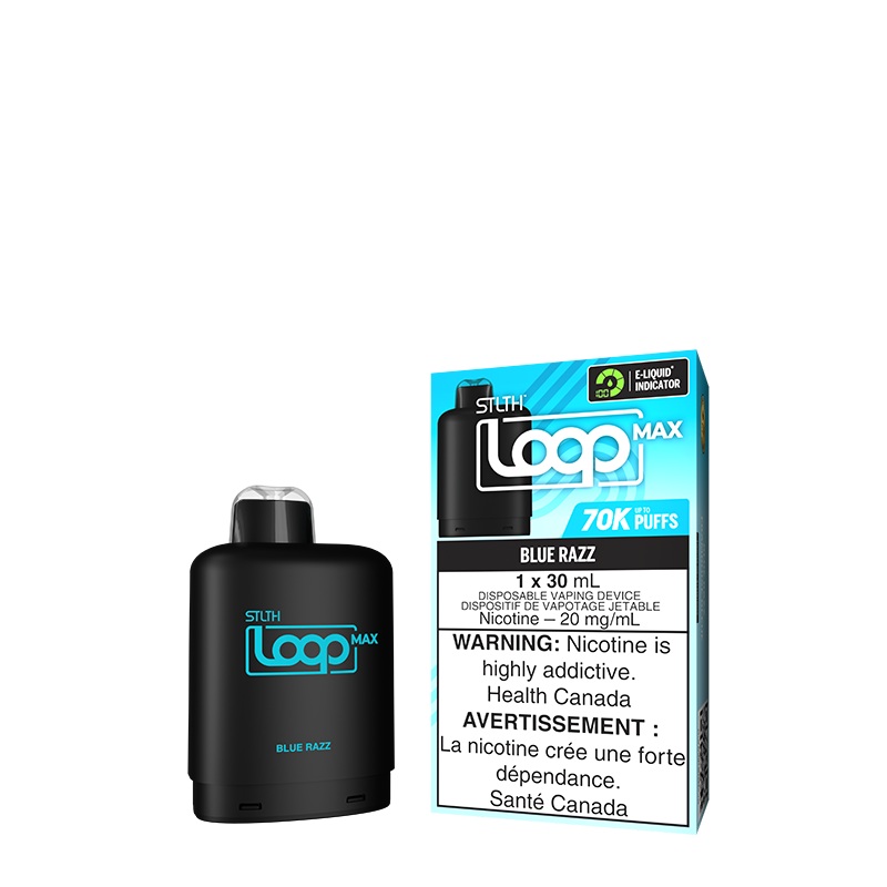 Blue Razz STLTH Loop MAX Pod (Carton of 4 Units)