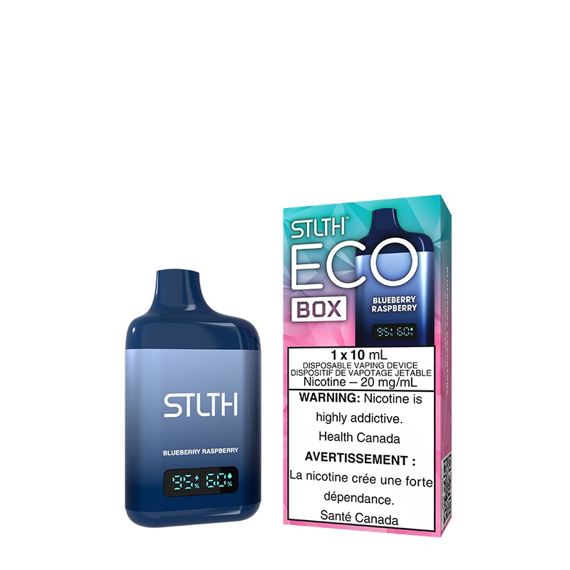 Blueberry Raspberry STLTH Eco Box Disposable (Carton of 5 Units)