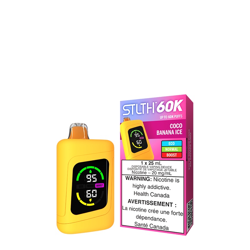 Coco Banana Ice STLTH 60K Disposable (Carton of 4 Units)