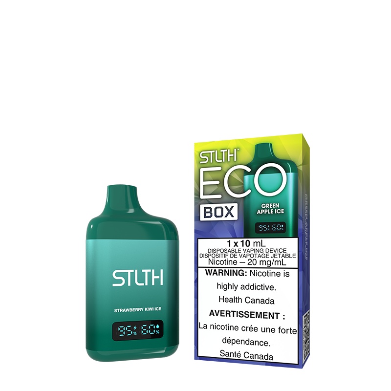 Green Apple Ice STLTH Eco Box Disposable (Carton of 5 Units)