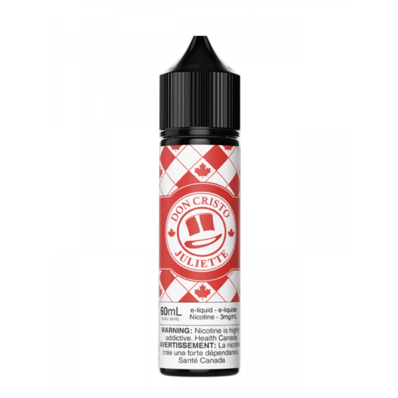 Juliette 60ml by Don Cristo|0mg Federal Stamp|3mg Federal Stamp|6mg Federal Stamp|12mg Federal Stamp|0mg Ontario|3mg Ontario|6mg Ontario|12mg Ontario|0mg Manitoba|3mg Manitoba|6mg Manitoba|12mg Manitoba|0mg Alberta|3mg Alberta|6mg Alberta|12mg Alberta|0mg