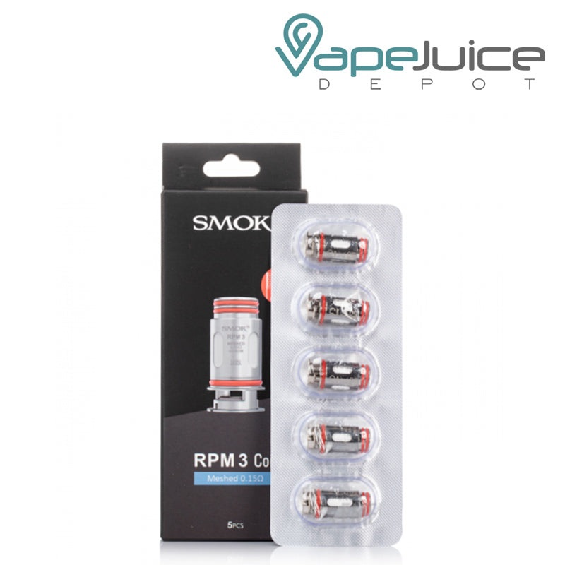 SMOK RPM 3 Replacement Coils|0.15ohm RPM3 Coils / 5 Pack|0.23ohm RPM3 Coils / 5 Pack