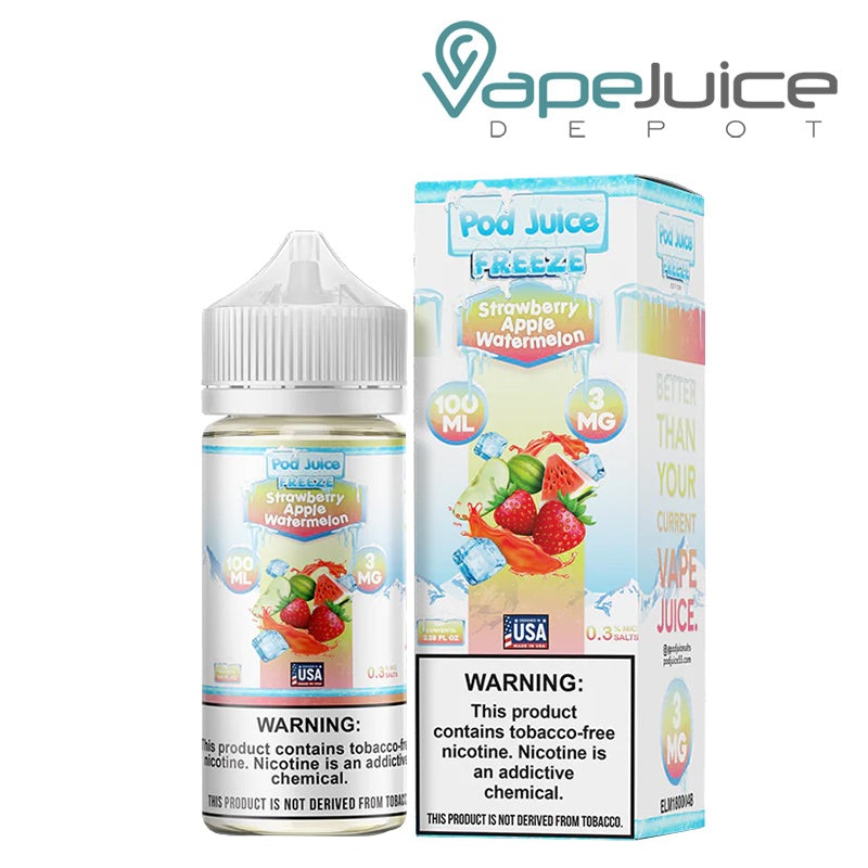 Strawberry Apple Watermelon Freeze Pod Juice TFN 100ml