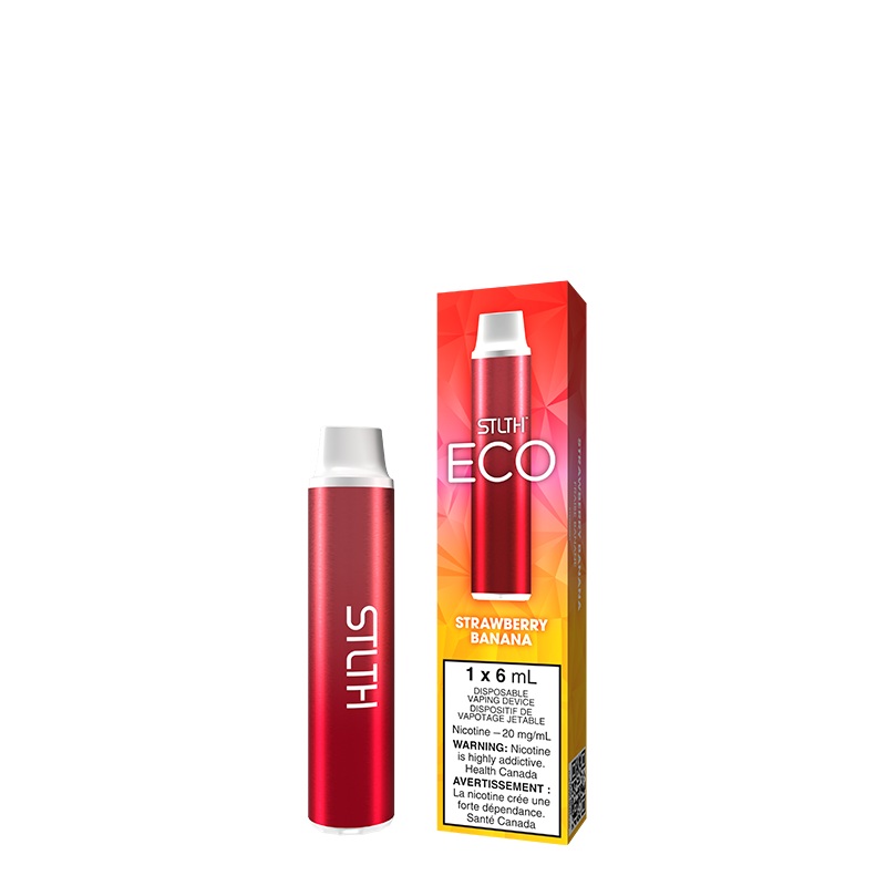 Strawberry Banana STLTH Eco Disposable (Carton of 6 Units)