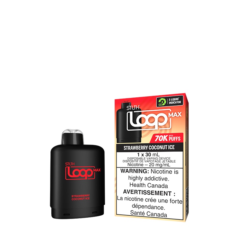 Strawberry Coconut Ice STLTH Loop MAX Pod (Carton of 4 Units)