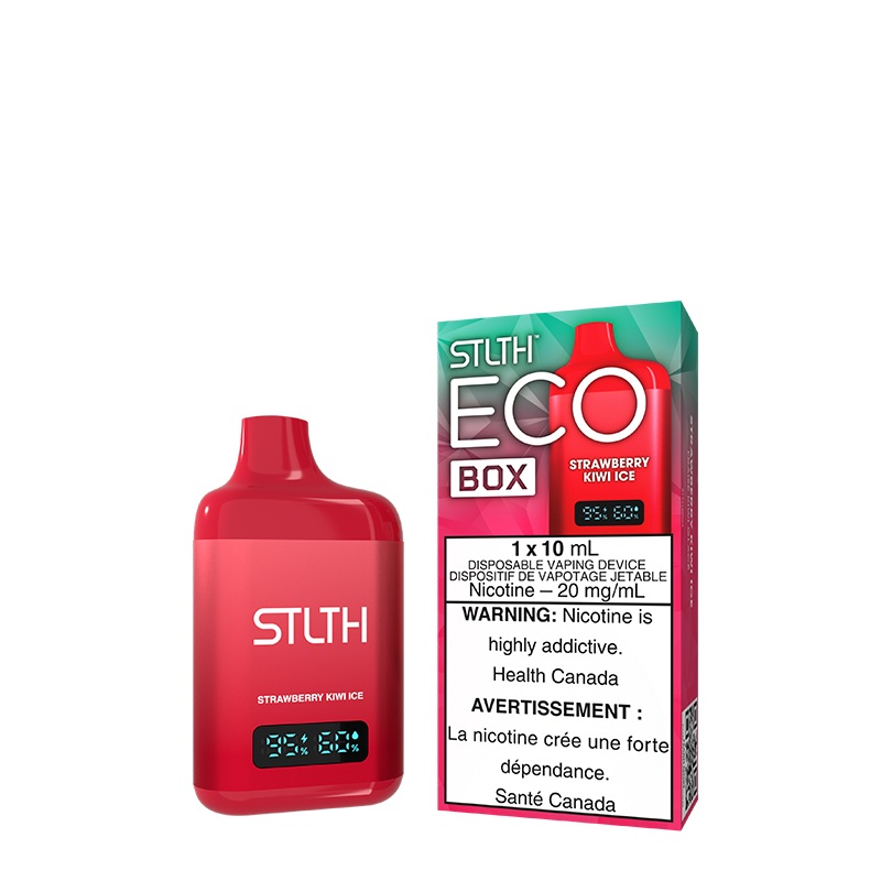 Strawberry Kiwi Ice STLTH Eco Box Disposable (Carton of 5 Units)