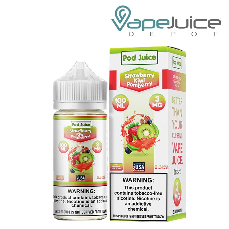 Strawberry Kiwi Pomberry Pod Juice TFN 100ml