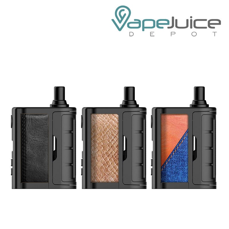 Vandy Vape Rhino Pod Kit|Brown Blue Leather|All Black Leather|White Leather|Red Green Leather|Red Wine Leather|Gray Leather