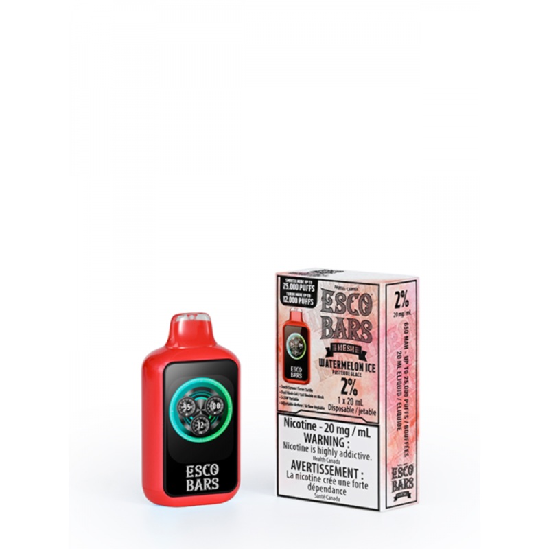 Watermelon Ice ESCO BARS Disposable (Carton of 5 Units)