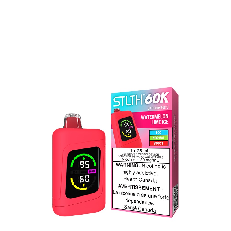 Watermelon Lime Ice STLTH 60K Disposable (Carton of 4 Units)