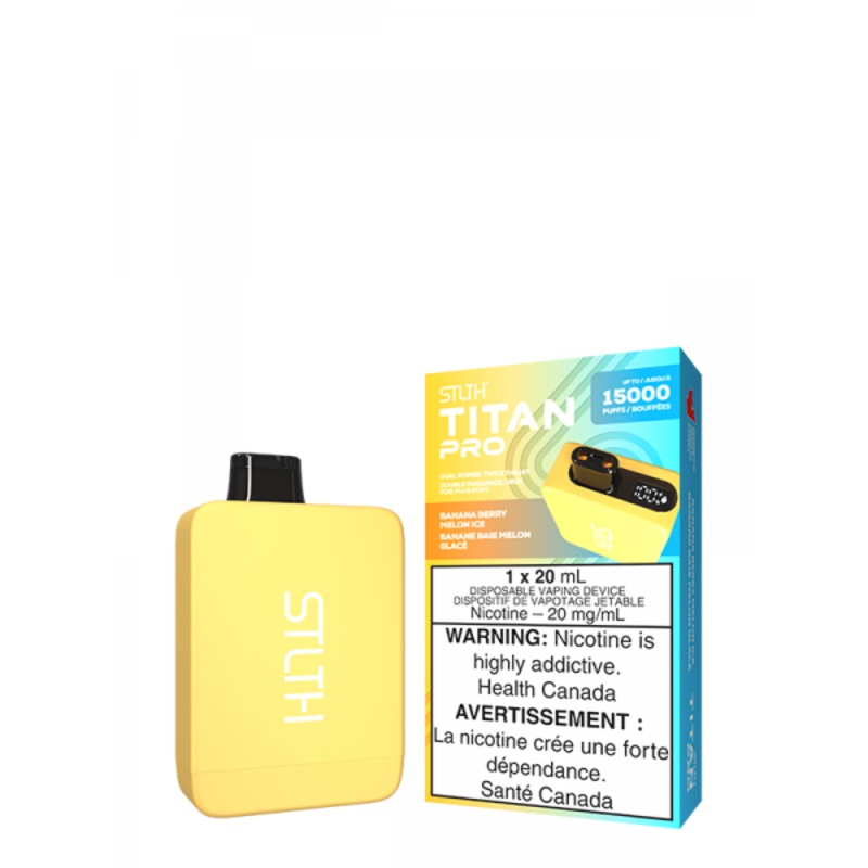 Banana Berry Melon Ice STLTH TITAN PRO Disposable (Carton of 5 Units)