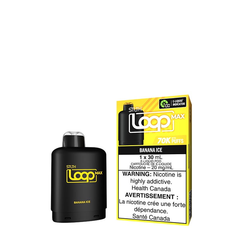 Banana Ice STLTH Loop MAX Pod (Carton of 4 Units)