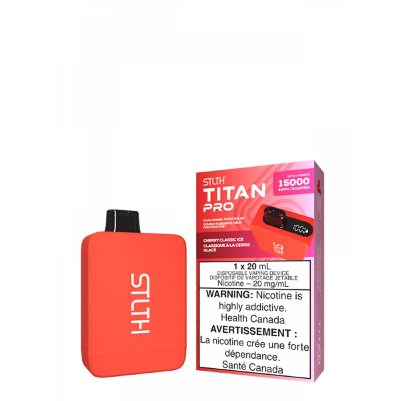 Cherry Classic Ice STLTH TITAN PRO Disposable (Carton of 5 Units)