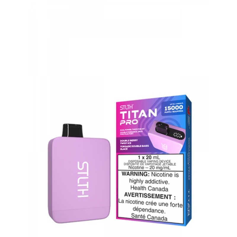 Double Berry Twist Ice STLTH TITAN PRO Disposable (Carton of 5 Units)