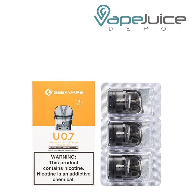 GeekVape U Replacement Pod|GeekVape U Pod Cartridge 0.7ohm|GeekVape U Pod Cartridge 1.1ohm