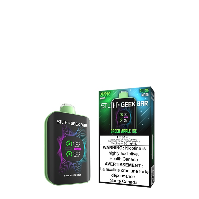 Green Apple Ice STLTH x GEEKBAR Disposable (Carton of 4 Units)