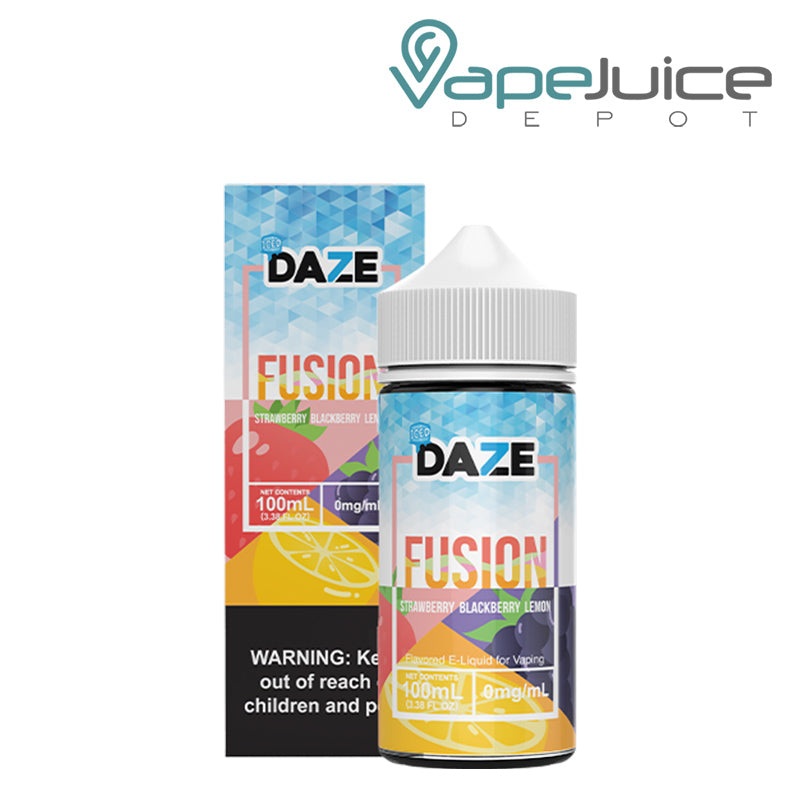 ICED Strawberry Blackberry Lemon 7 Daze Fusion 100ml