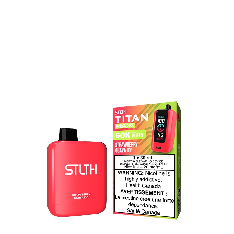 Strawberry Guava Ice STLTH TITAN MAX Disposable (Carton of 4 Units)