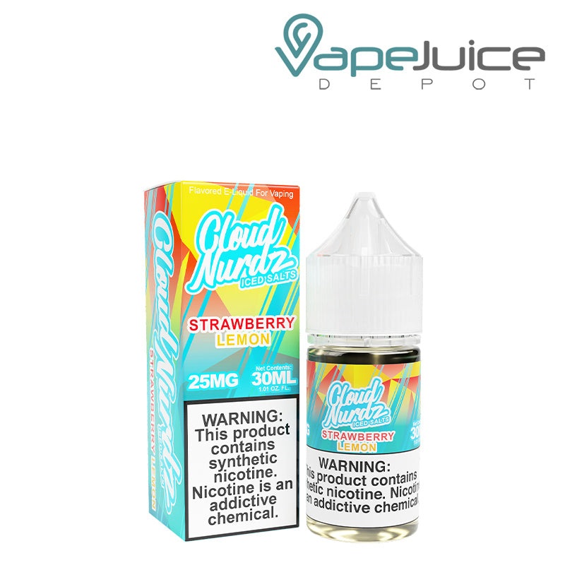Strawberry Lemon ICED TFN Salts Cloud Nurdz 30ml