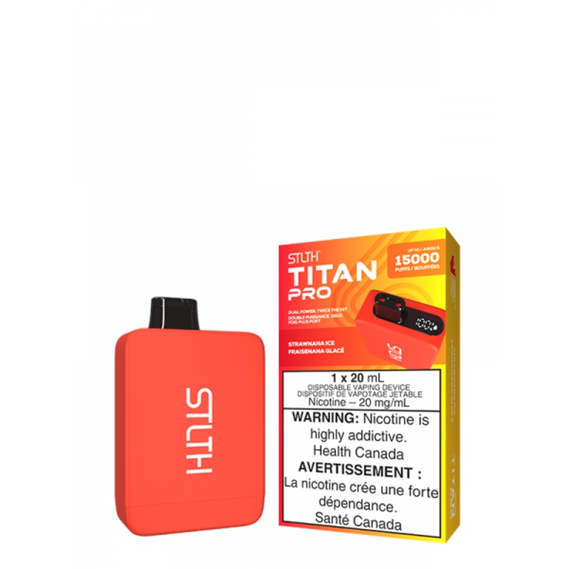 Strawnana Ice STLTH TITAN PRO Disposable (Carton of 5 Units)