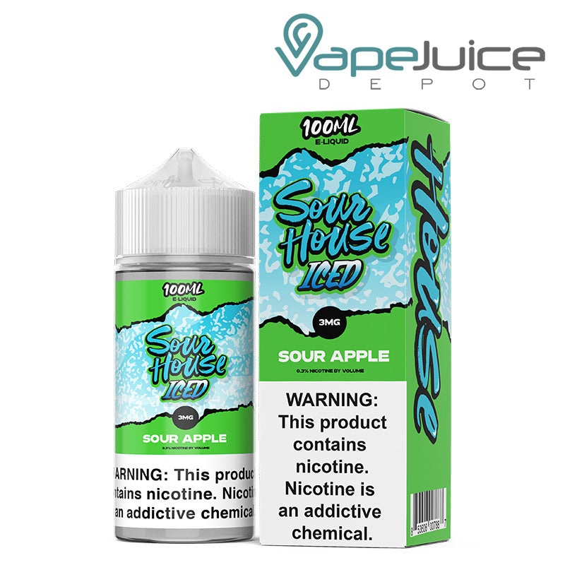 Apple Iced Sour House eLiquid 100ml