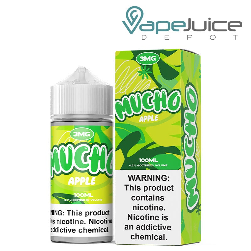 Apple Mucho eLiquid 100ml|100ml|0mg|3mg|6mg