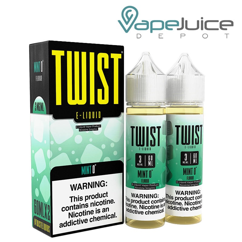Mint 0 Twist E-Liquid 120ml|2x60ml|0mg|3mg|6mg