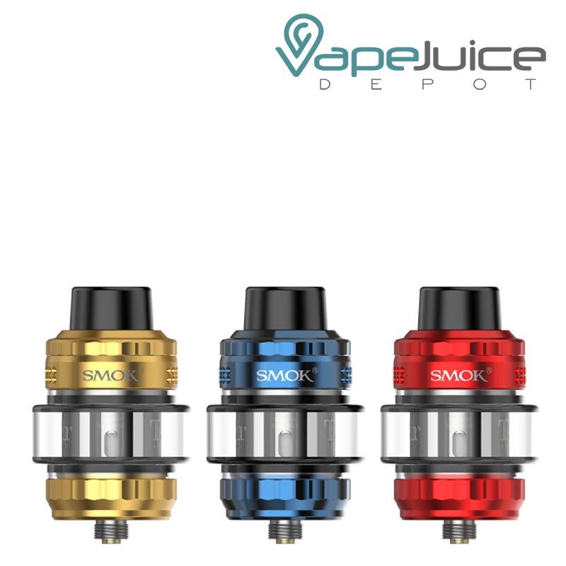 SMOK T-Air Sub-Ohm Tank|Matte Black Plating|Stainless Steel|Gunmetal|Gold|Red|7-Color|Blue|Cyan