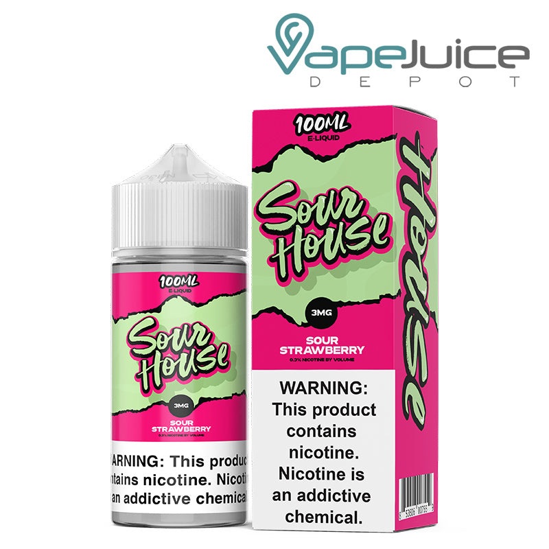 Strawberry Sour House eLiquid 100ml
