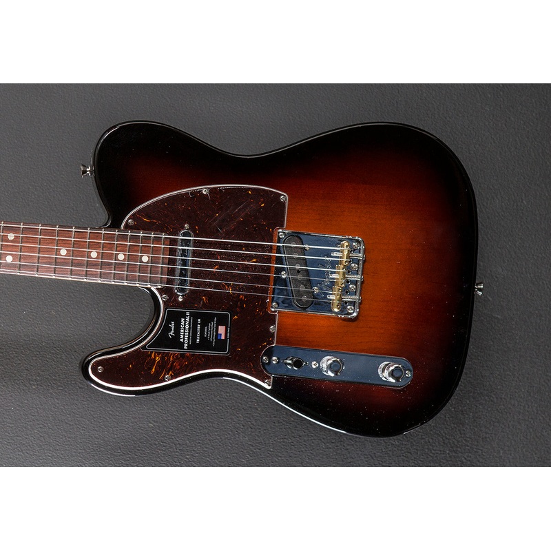 American Professional II Telecaster Left Hand – 3 Color Sunburst w/Rosewood