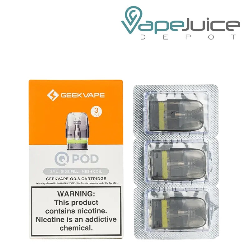 GeekVape Q Replacement Pods|1.2ohm Q Pod 2ml | Side-Fill|0.6ohm Q Pod 2ml | Side-Fill|0.8ohm Q Pod 2ml | Side-Fill|0.4ohm Q Pod 2ml | Side-Fill|0.4ohm Q Pod 3ml | Side-Fill|0.6ohm Q Pod 3ml | Side-Fill|0.8ohm Q Pod 3ml | Side-Fill